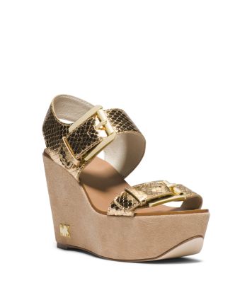 Michael kors deals warren platform wedge