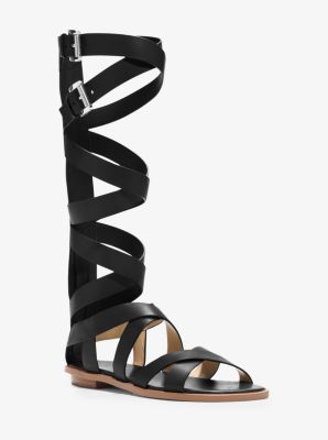 Darby Mid-Calf Leather Sandal | Michael Kors