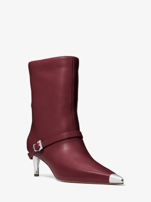 Bota Kasia de piel con hebilla