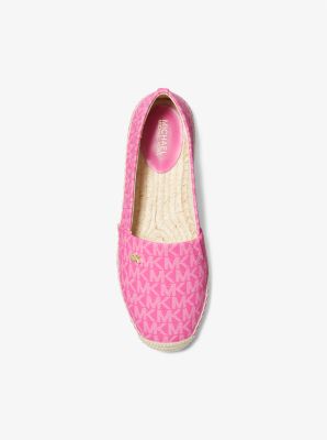 Michael michael kors kendrick store logo printed slip on espadrilles