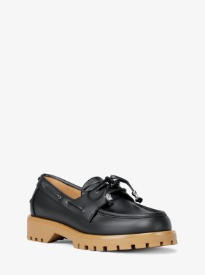 MK Loafer Kenny Aus Leder - Schwarz