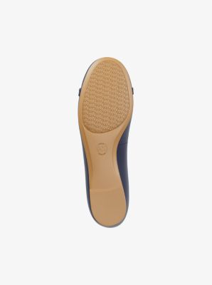 Mandy Leather Ballet Flat in DRESS BLUES | Michael Kors
