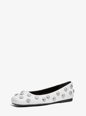 Matilda Studded Leather Ballet Flat