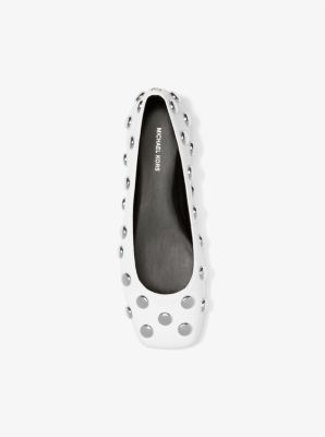 Matilda Studded Leather Ballet Flat