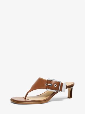 Sandalia Rowen de piel con tira en T