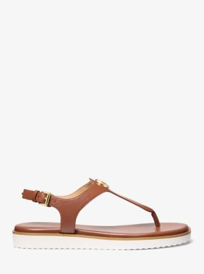 Sandale-tong Val en cuir