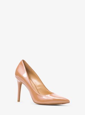 michael kors claire graffiti leather pump