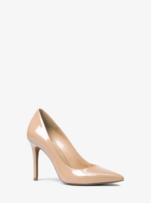 michael kors claire embossed leather pump