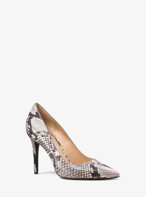 Michael kors sale claire snakeskin pump