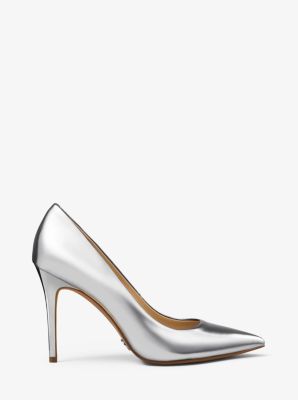 Michael kors best sale claire pump silver