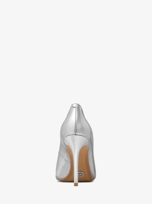 Michael kors claire pump hot sale silver