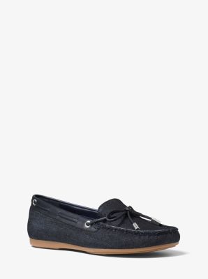 michael kors denim flats