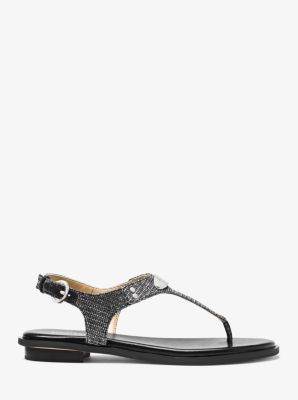 Michael kors hutton hot sale chain mesh sandal