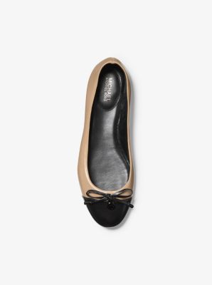 Michael kors melody hot sale toe cap ballerinas