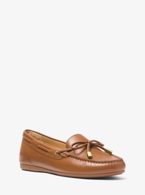 michael kors leather moccasin
