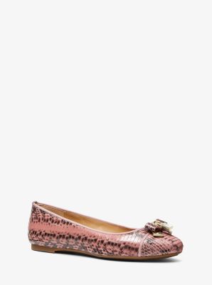 michael kors pink ballet flats