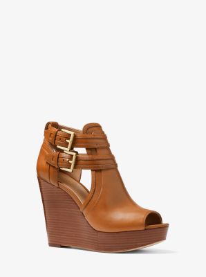 Blaze Leather Wedge | Michael Kors