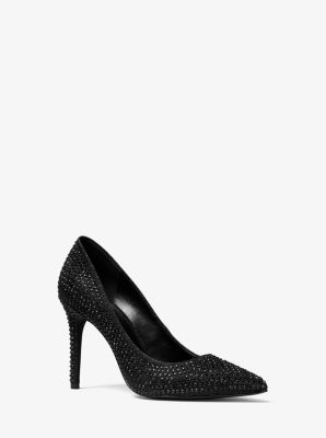 Claire Embellished Chain Mesh Pump Michael Kors