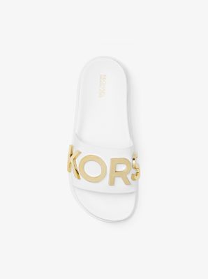 michael kors embellished slides