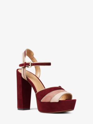michael michael kors harper snakeskin sandal
