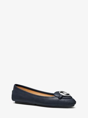 michael kors navy ballet flats