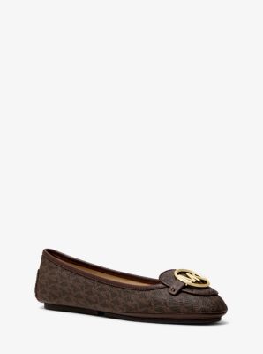 Michael kors deals black flat shoes