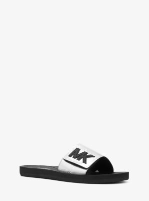 Mk logo metallic clearance slide