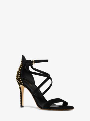 michael michael kors raquel studded suede sandal