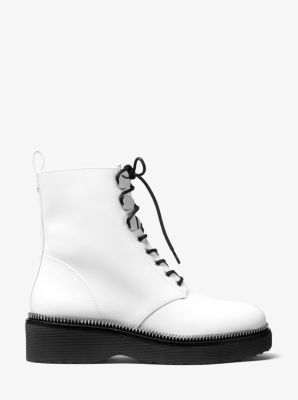 Tavie Leather Combat Boot