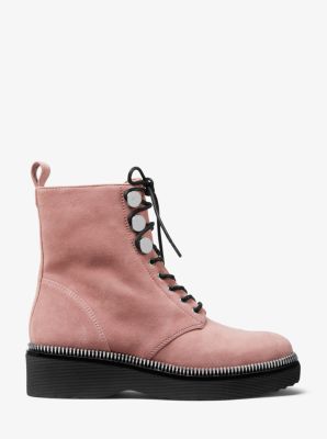 Tavie Suede Combat Boot | Michael Kors