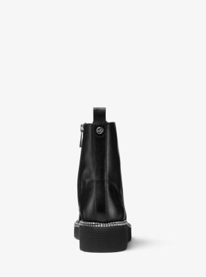 Tavie Leather Combat Boot | Michael Kors