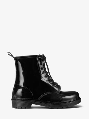 Michael kors tavie leather cheap combat boot