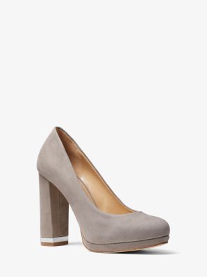 michael kors valerie suede pump