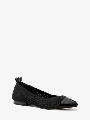 Vicky Logo Tape Knit Ballet Flat | Michael Kors