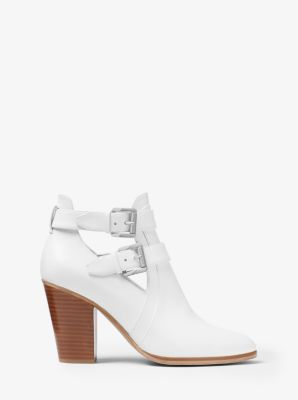 michael michael kors walden leather bootie