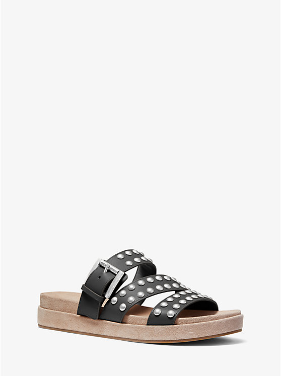 Ansel Studded Leather Slide Sandal image number 0
