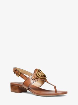 michael kors gold sandals