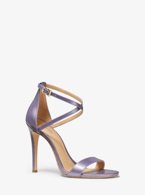 michael kors purple sandals