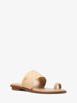 Michael Kors Hayworth women's sandal Natural-Gold