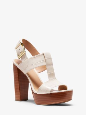 Michael kors store becker platform sandal