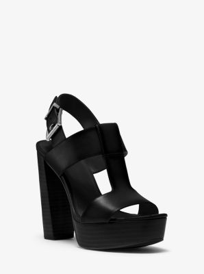 Michael kors becker block heel online sandal