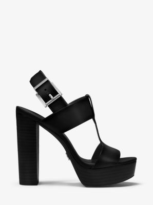 Becker Burnished Leather Platform Sandal image number 1