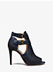 Blaze Denim and Leather Open-Toe Bootie image number 1