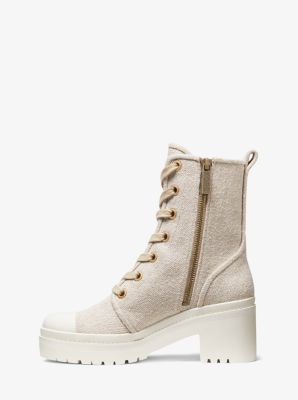 michael kors combat boots