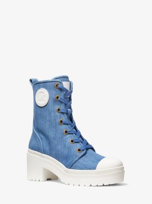 michael kors combat boots