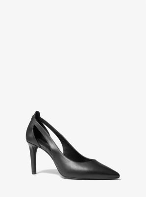 Cersei Leather Cutout Pump | Michael Kors Canada