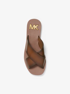 Glenda slide best sale sandals michael kors