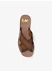 Glenda Burnished Leather Slide Sandal image number 2