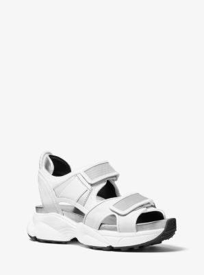 Harvey Canvas and Mesh Sport Sandal | Michael Kors