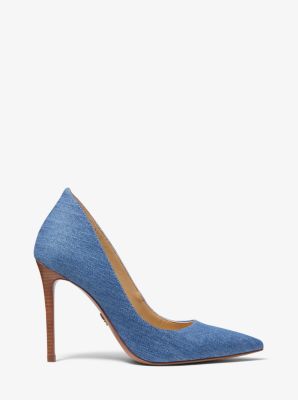 michael kors denim pumps